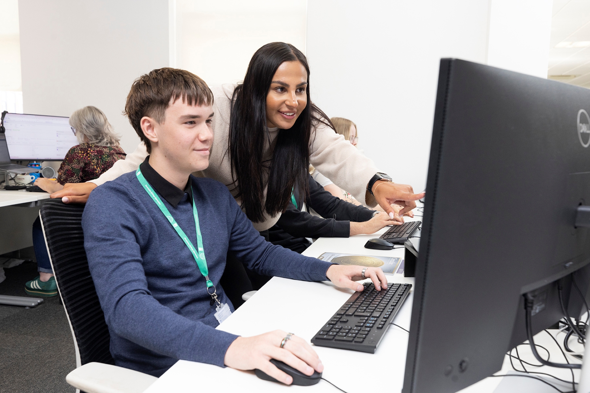 Business Apprentices with employer